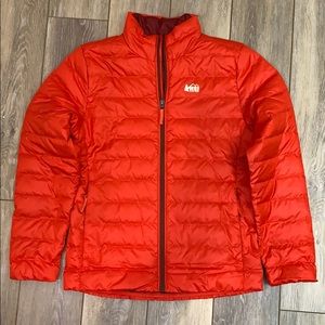 REI big kids puffer coat- Red, NWOT